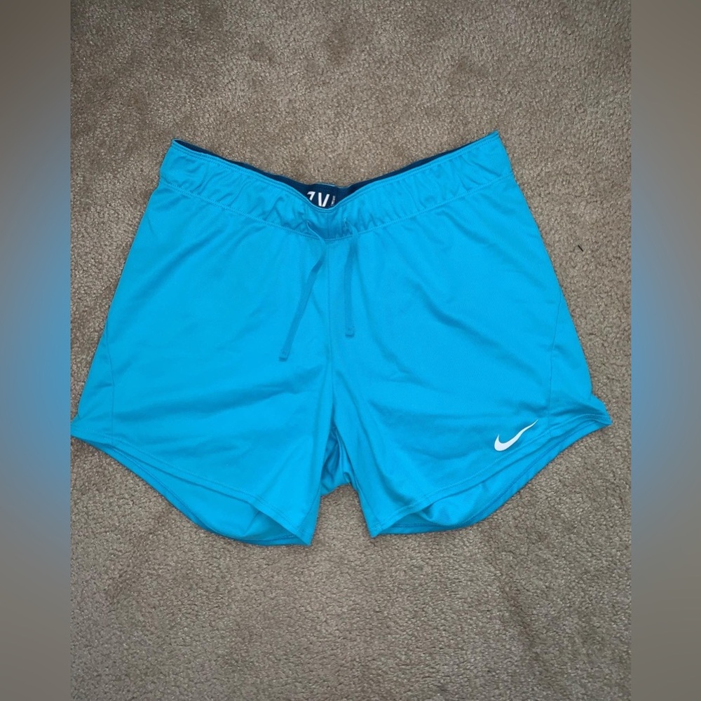 Blue Nike shorts